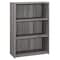 Monarch Specialties Bookshelf, Bookcase, 4 Tier, 36"H, Office, Bedroom, Laminate, Grey, Transitional I 7478 - alternate 1